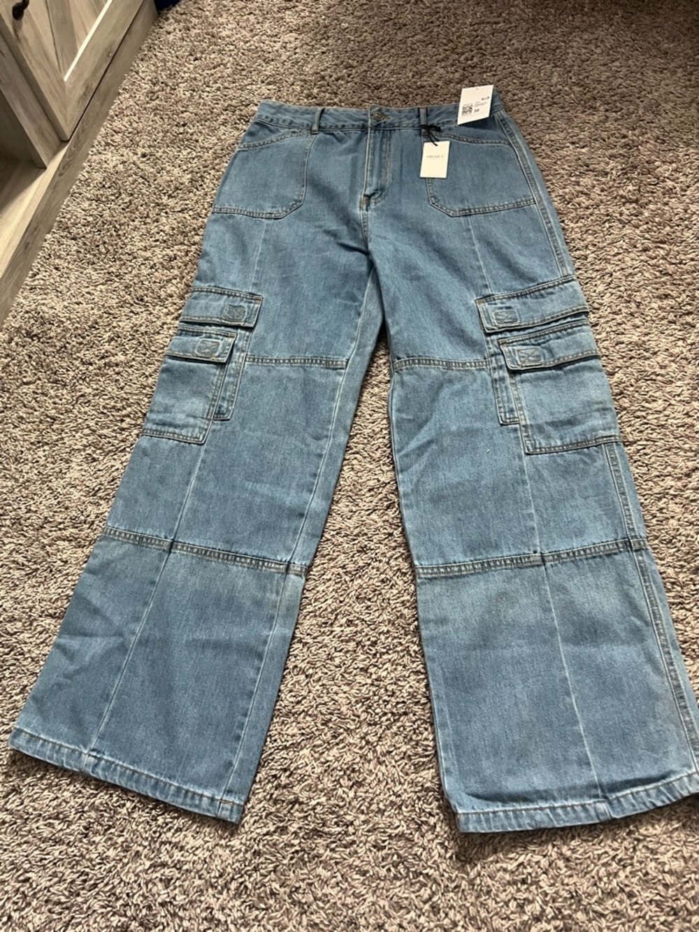 Forever 21 Light Wash Denim Pants